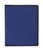 Dakota Designs 2LKH5 Zipper Binder, O-Ring, 1 In, Blue