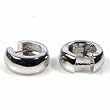 STERLING SILVER HUGGIES - 3MM X 9 MM INSIDE DIAMETER - SOLD IN A PAIR STERLING SILVER HUGGIES - 3MM X 9 MM INSIDE DIAMETER - SOLD IN A PAIR