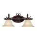 2 LIGHT VANITY FIXTURE
