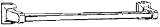 Liberty #D8024W 24 White Towel Bar