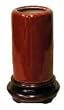 for Teacher - 11" Chinese Ox Blood Porcelain Decorative Brush Pot Pen Holder
