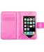 Wallet Design Luxury Leather Case (Pink) for Ipod apple