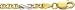 14K Gold two-Tone Fancy Mariner Necklace or Bracelet, 3.1mm wide