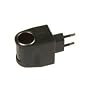 EU Europe France Germany Power Inverter 230 V Round 2 Pin Plug AC 230V / 240V to DC 12V Maximum Load 550mA for Universal Nokia, Sony Ericsson, LG, Samsung Mobile Phones, Apple iPod, iTrip FM Transmitter, Car Charger Cigarette Lighter into Mains charger Power Wall Adaptor Adapter Convertor Converter Inverter Invertor Socket (Black)