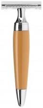Muehle Stylo Shaving Razor (Double Edge Safety Razor, High Grade Resin-Butterscotch)
