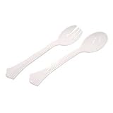 10 White Serving Utensils (05-0138)