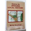 Sources for English local history