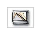 Saxophone Black Classic Enamel, Italian Charm by Nomination Charms