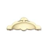 Cup Pull - Solid Brass Cup pull in Polished Brass