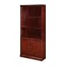 Belmont Bookcase with Doors Sunset Cherry