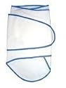 Miracle Blanket - White with Blue Trim