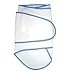 Miracle Blanket - White with Blue Trim