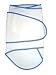 Miracle Blanket - White with Blue Trim