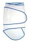 Miracle Blanket - White with Blue Trim