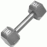 10 lb. Hex Dumbbells (Pair)