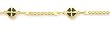 14kt Gold Irish 4-Leaf Clover Luck Bracelet (2 sizes available)