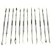 Professional - Hobbyist Essential Set: 12 Stainless Steel Picks