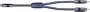 Acoustic Research AP040 Y Adaptor RCA female to 2 RCA male molded connectors