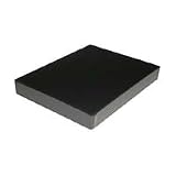 Print File Fine Art Hand-Made Leather Clamshell Porfolio Box, Black, 11-1/4 x 17-1/4 x 1-3/8.
