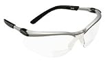 Tools & Hardware : AO SAFETY 11374-00000 READER SILVER/BLACK FRAME CLEAR LENS