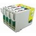 Epson Compatible Full set of T0715 (T0711-T0714) Multipack - Black/Cyan/Magenta/Yellow Ink Cartridges for Epson Stylus D120, D78, D92, DX4000, DX4400, DX4450, DX5000, DX6000, DX6050, DX7000F, DX7400, DX7450, DX8400, DX8450, DX9400, B40W, BX300F, BX310FN, BX600FW, BX610FW, S21 , SX115 , SX200, SX205, SX215, SX218, SX400, SX405, SX415, SX515W, SX600FW , SX610FW by Eagle