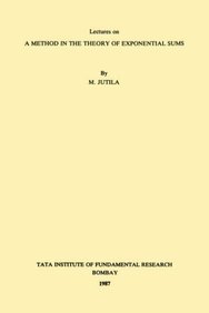 Lectures on a Method in the Theory of Exponential Sums