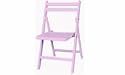 FOLDING CHAIR PINK PINEWOOD