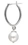 White Fresh Water Pearl Earrings