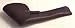 Oklahoma Leather Cavalry Style Flap Holster Left Side For Right Hand Draw Color Black