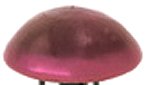 Achla 9 Toad Stool Crackle Plum