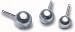 Blomdahl Natural Titanium Earrings - Pearl Light Grey - 6mm