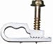 Steren 200-964WH Grip Clip Dual-Cable Clips - White