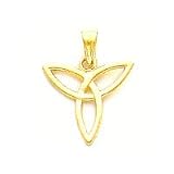 Charm - 14kt Gold Angel Symbol Charm