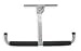Battalion 1RCJ1 Adjustable Ceiling Hook, Steel, White