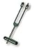 A special 5 in 1 tool for the neurologist * This fork combines the basic weighted medical fork with the needle brush pinwheel and two different size hammer tips for quickness and convenience when doing neuropathic work *