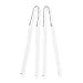 Sardelli - 14kt White Gold Polished Thread Of Gold Tube Earrings