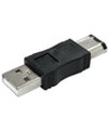 Firewire Ieee 1394 6 Pin Male to Male USB 2.0 Plug Adapter