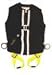 Black Construction Tux Mesh Safety Vest, Large