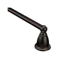 Brantford Oil Rubbed Bronze Towel Bar 24 inch - Moen YB2224ORB by Csi