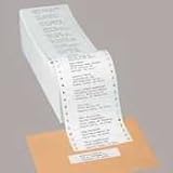 One-Across Dot Matrix Printer Labels, 3-1/2 x 15/16, White, 5000 per Box
