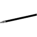 Carlisle 362027503 Flo-Pac Heavy-Duty Plastic Coated Steel Handle with Metal Tip, 15/16" Diameter x 60" Length, Black (Case of 12)