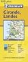 Michelin France: Gironde, Landes Map No. 335 (Michelin Local France Maps) (French Edition)