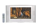 JVC AV AV-32H35SUE - 32" InteriArt Flat CRT TV - 100Hz - widescreen - silver