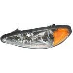 Left Driver Side Headlight Headlamp 99-05 Pontiac Grand Am Grandam 99 00 01 02 03 04 05 1999 2000 2001 2002 2003 2004 2005 Head Light Lamp Lights Lamps