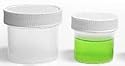Plastic Jar Natural Color 1/2 Oz - 12 Per Bag