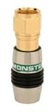 Monster Cable 126162 Quicklock RG6Q F-pin Connector