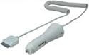 30-pol iPOD-Stecker und Zigarettenanz&uuml;nderstecker , Spiralkabel, wei&szlig;