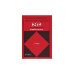 B�rgerliches Gesetzbuch (BGB), Handkommentar