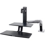 Ergotron WorkFit-A with Suspended Keyboard, Single LD (24-390-026) On Sale