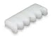Battalion 3AEL3 Gear Clip, 1/2X 3/16 In, White, PK 10